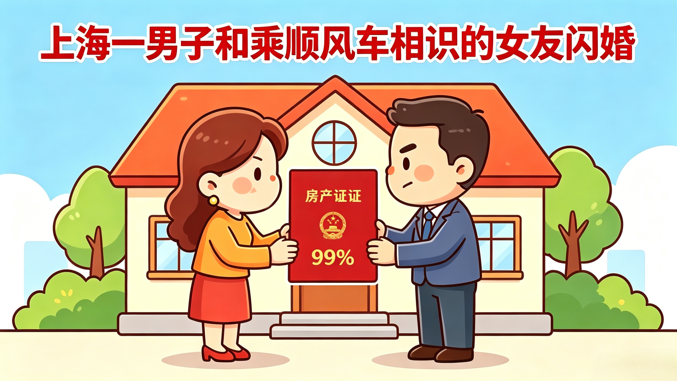 男子闪婚后千万房产99%份额赠女方，离婚后房产归属法院作出判决！