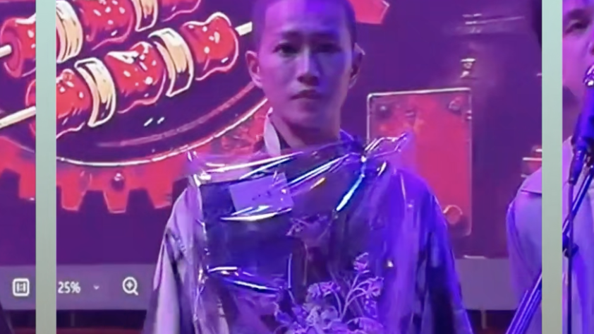 外地粉丝送花鼓励蒋智豪隔空合影回应