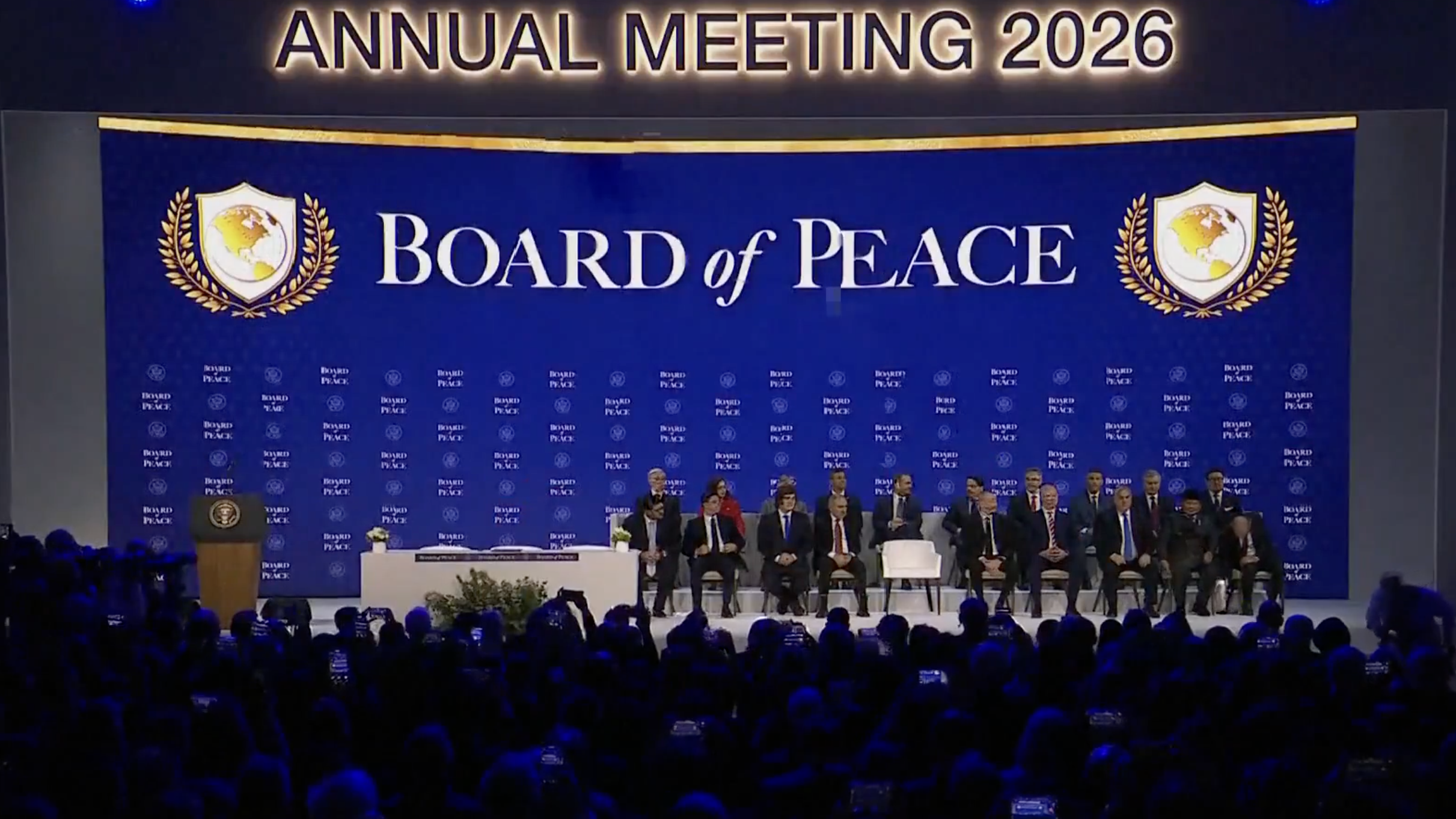 美国发起的所谓“和平委员会”首次会议在瑞士达沃斯举行 美国发起的所谓“和平委员会”首次会议在瑞士达沃斯举行