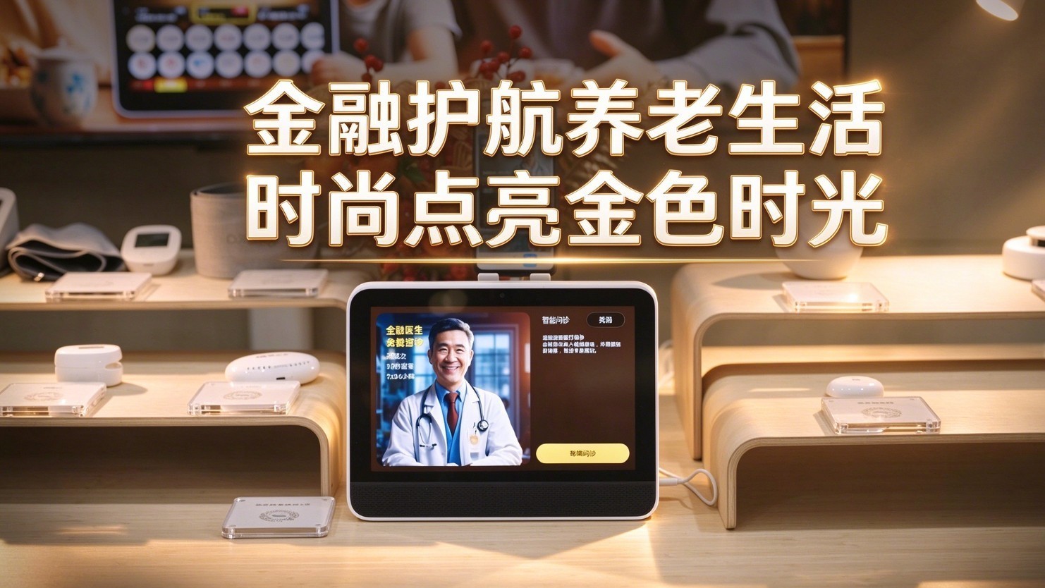 金融护航养老生活，时尚点亮金色时光