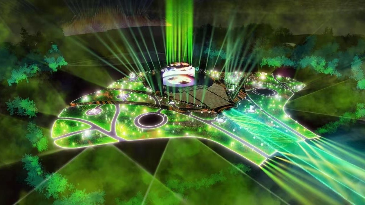 文艺与科技的交融!当雕塑被灯光点亮 文艺与科技的交融!当雕塑被灯光点亮