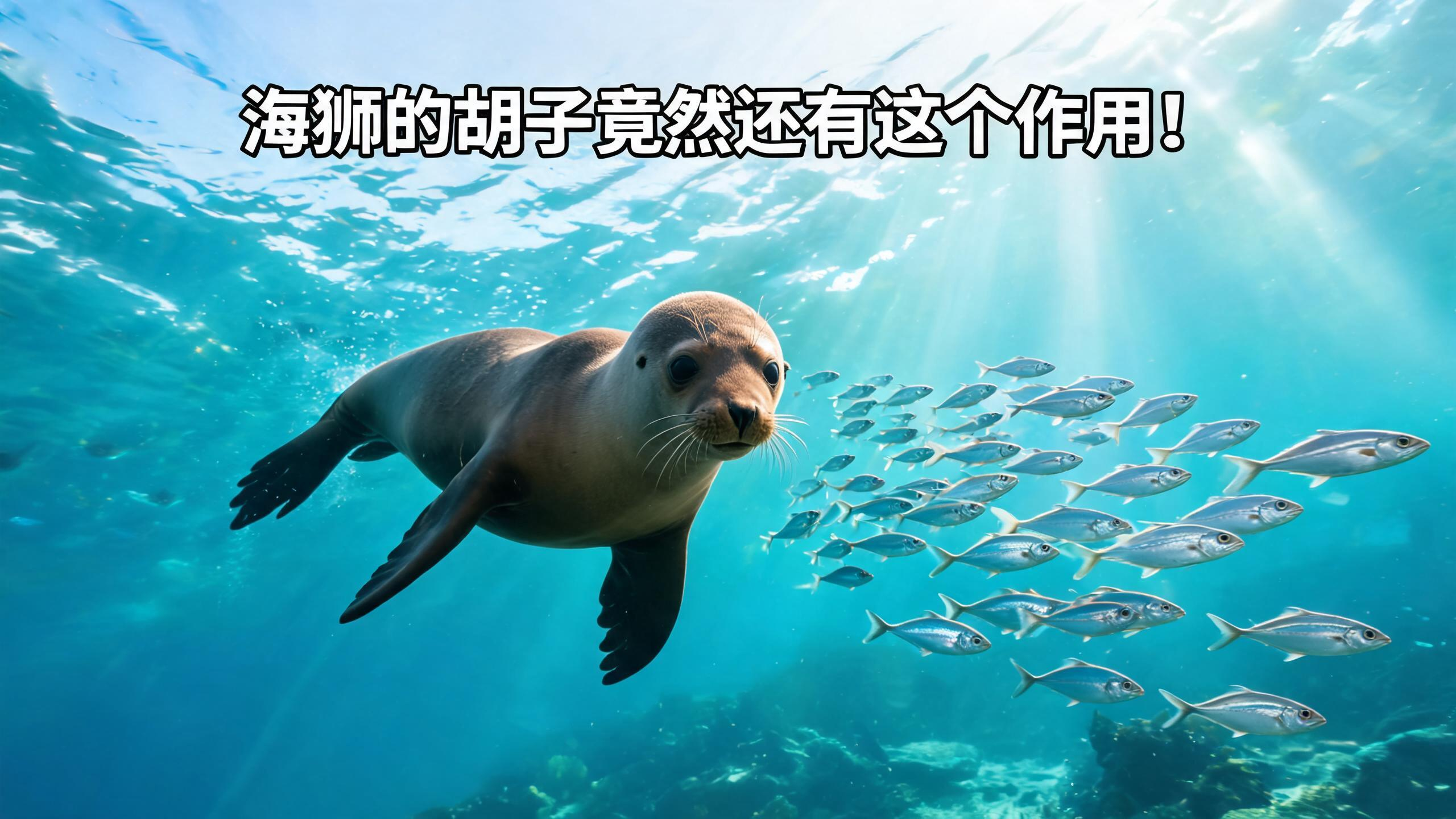 海狮的胡子竟然还有这个作用！