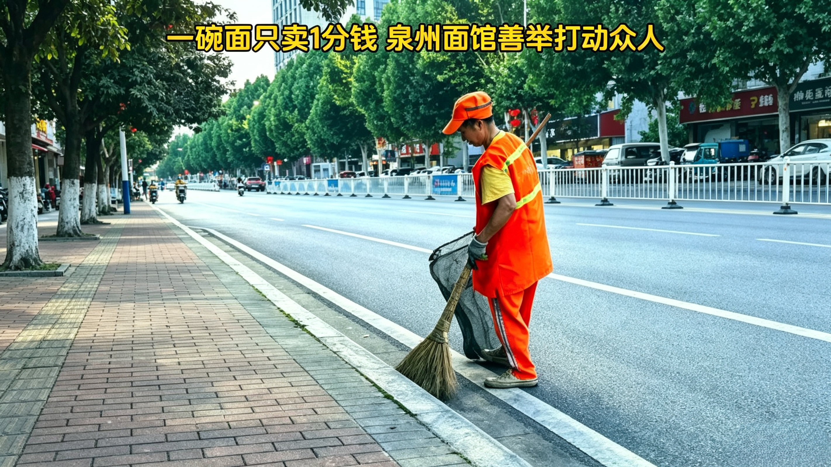 一碗面只卖1分钱 面馆善举打动众人