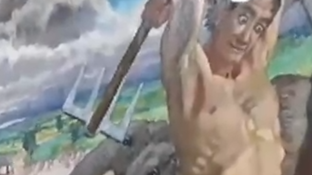 用绘画展现中华民族的坚韧