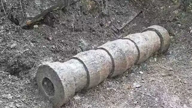 箭扣长城考古出土崇祯五年火炮