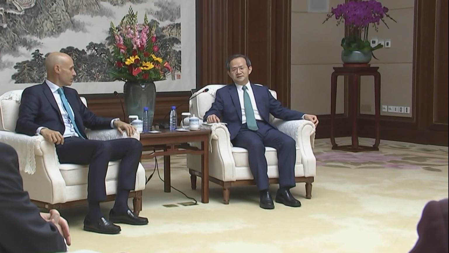 殷勇会见环球银行金融电信协会全球首席执行官 殷勇会见环球银行金融电信协会全球首席执行官