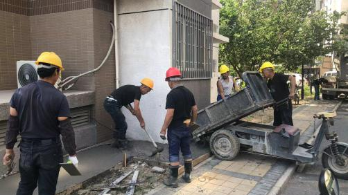 惠河缘社区散水维修顺民意 未诉先办解民忧 惠河缘社区散水维修顺民意 未诉先办解民忧