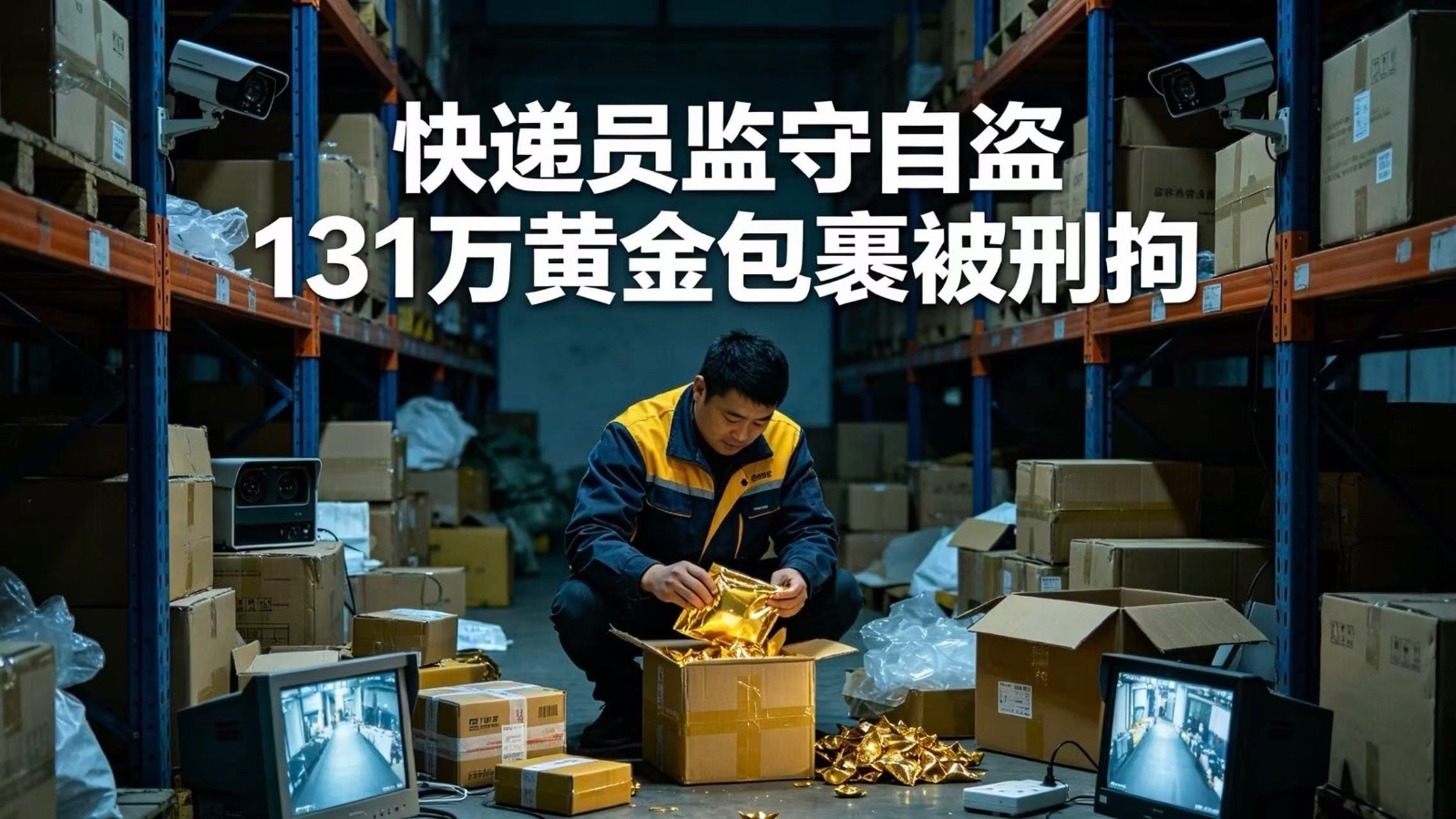 快递员监守自盗 131 万黄金包裹被刑拘 快递员监守自盗 131 万黄金包裹被刑拘