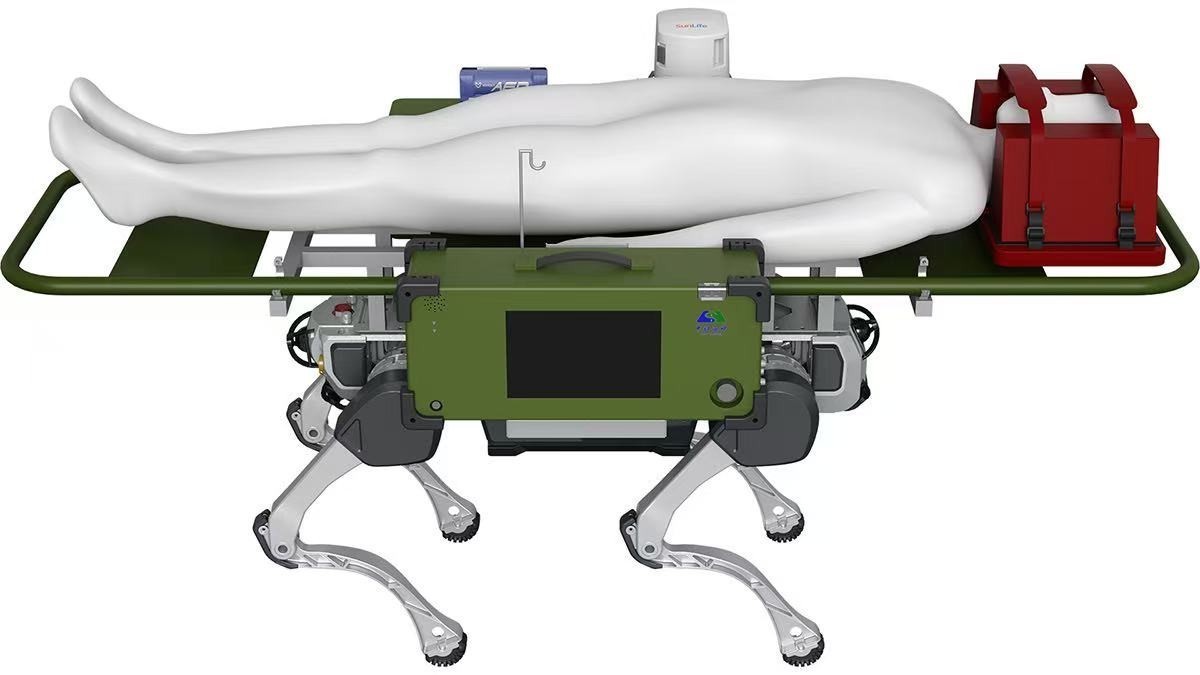 全球首款“急救机器人”、“急救转运机器人”在京亮相 全球首款“急救机器人”、“急救转运机器人”在京亮相