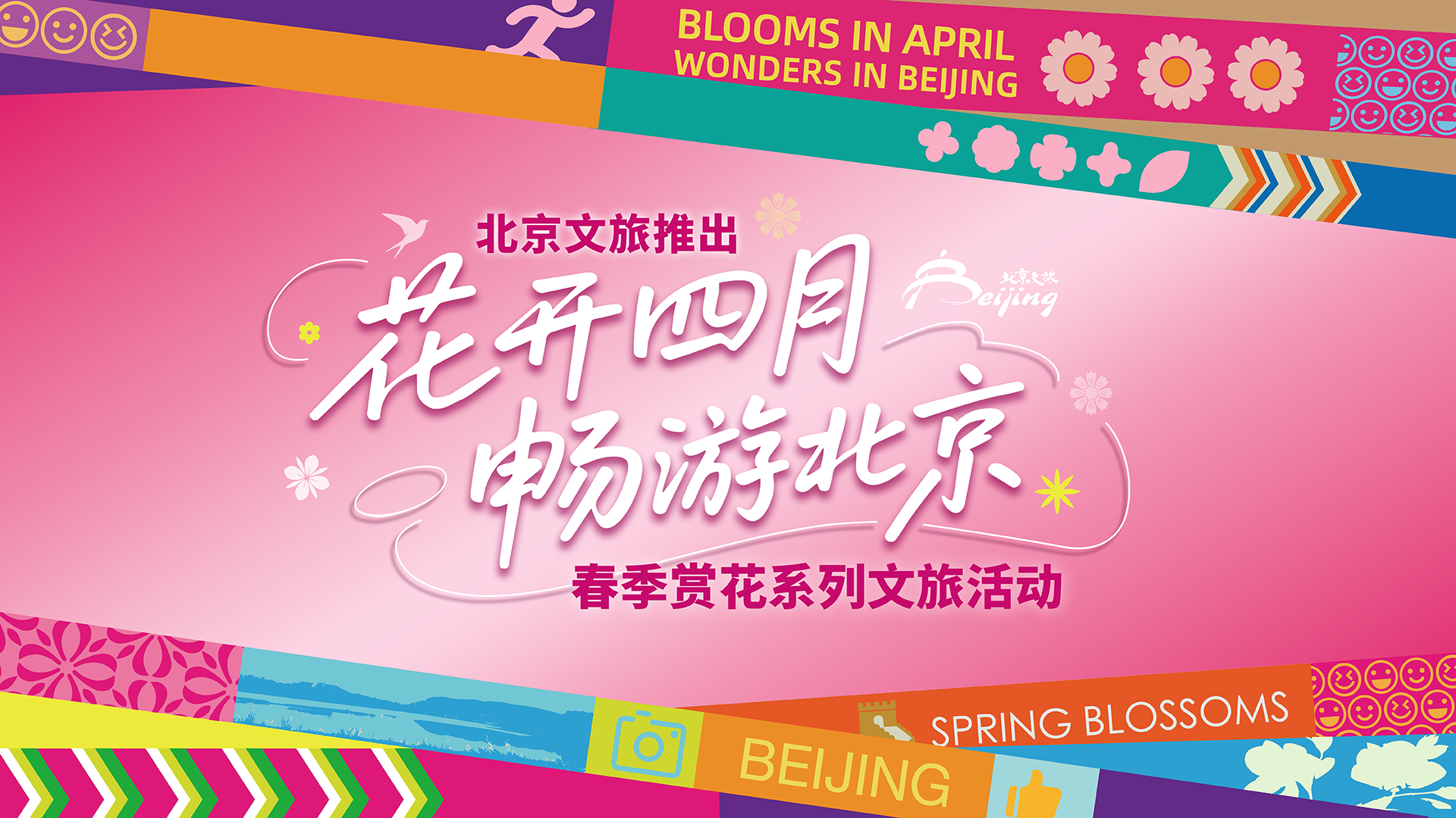 花开四月，畅游北京｜京城春日游，赏花戏韵共添趣