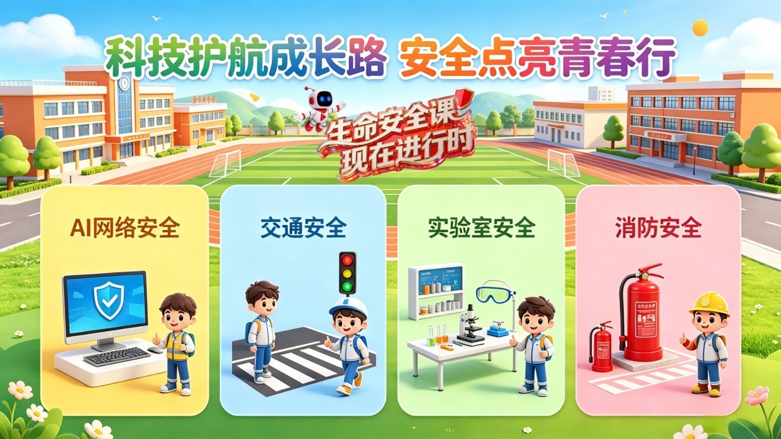 生命安全课:科技护航成长路 安全点亮青春行 生命安全课:科技护航成长路 安全点亮青春行