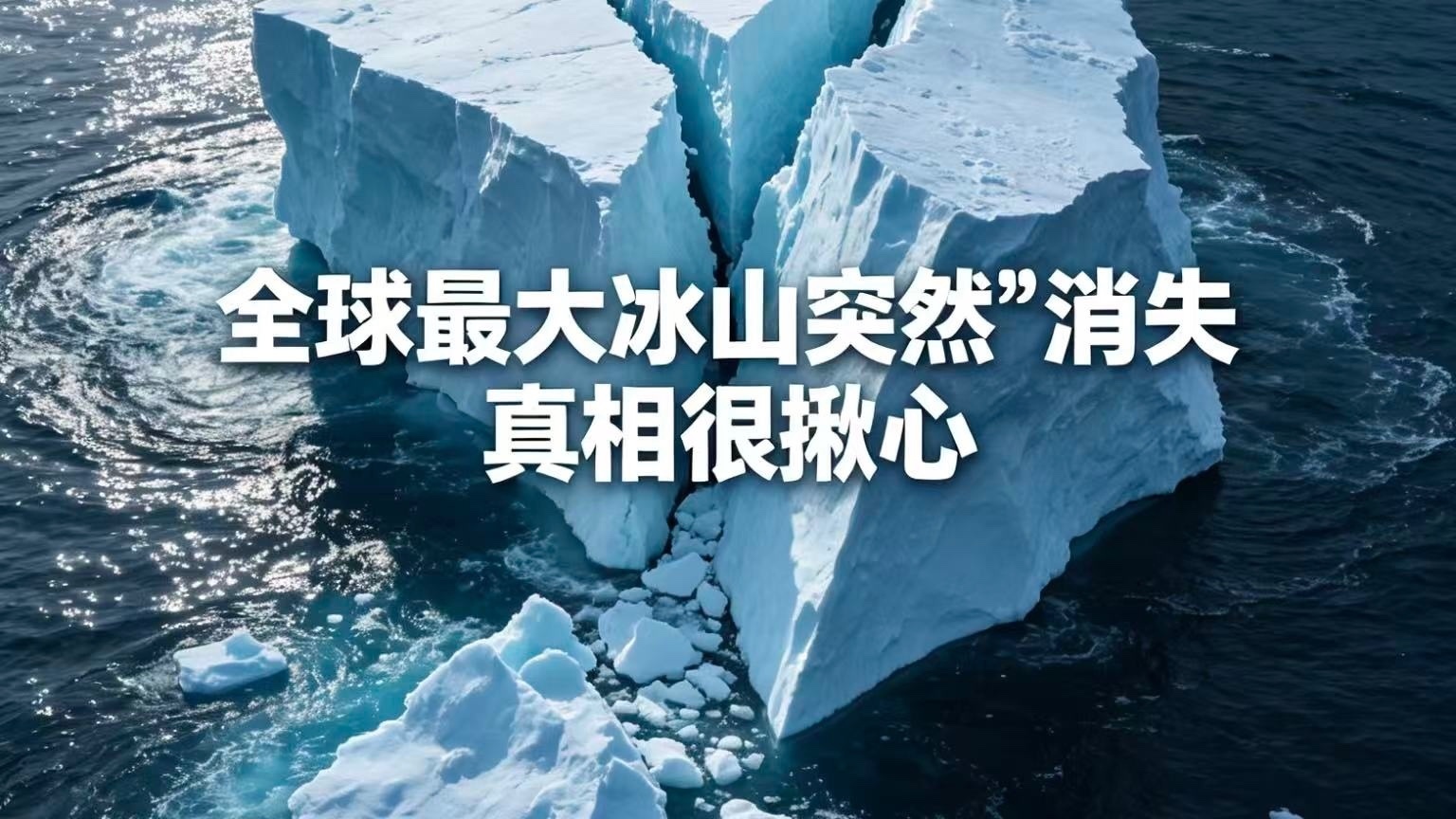 全球最大冰山突然“消失”真相很揪心 全球最大冰山突然“消失”真相很揪心