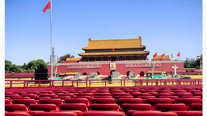 仪式感拉满!解析天安门广场布置中的“数字密码” 仪式感拉满!解析天安门广场布置中的“数字密码”