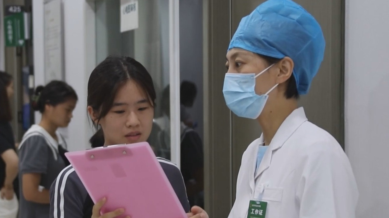 北京市下半年女兵征集体检有序展开 北京市下半年女兵征集体检有序展开