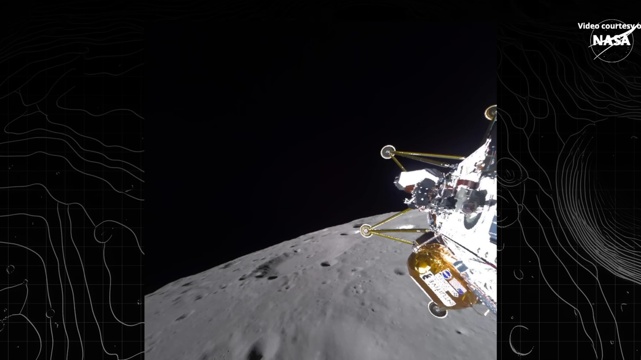 月球着陆器“雅典娜”登陆时侧翻 任务提前结束