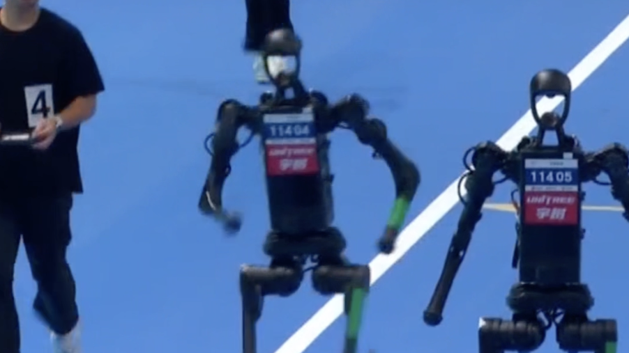 机器人接力赛没有接力棒怎么跑