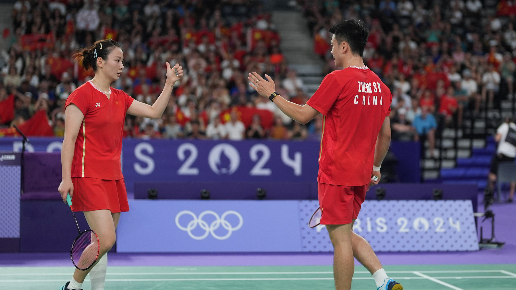 头号种子圆梦巴黎!郑思维/黄雅琼夺得羽毛球混双金牌 头号种子圆梦巴黎!郑思维/黄雅琼夺得羽毛球混双金牌