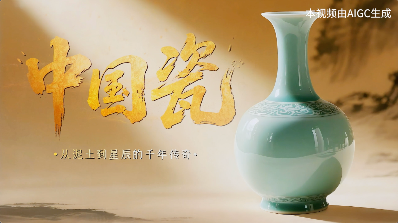 AIGC中国瓷｜泥土涅槃，瓷耀千年！