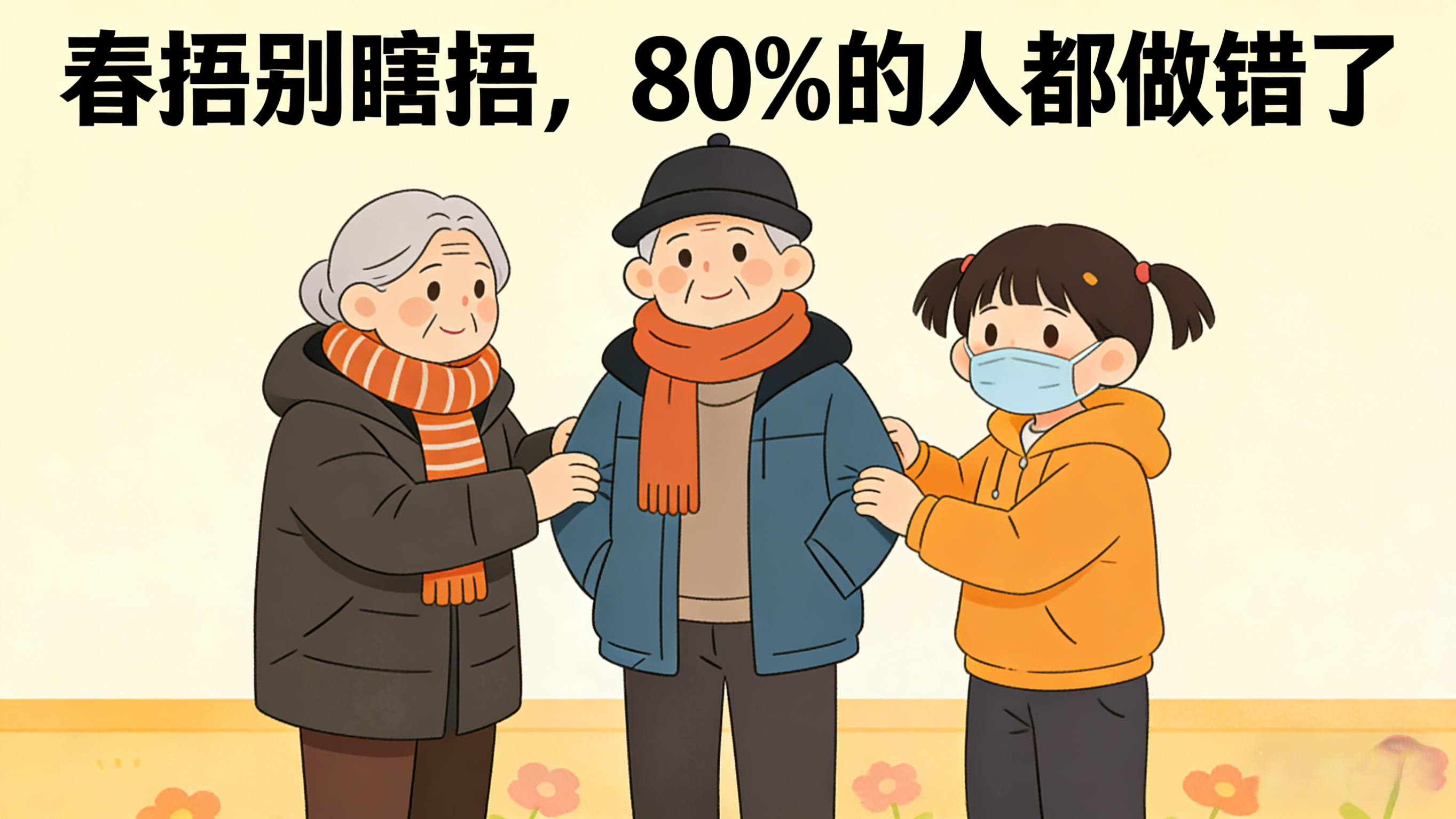 春捂别瞎捂,80%的人都做错了 春捂别瞎捂,80%的人都做错了