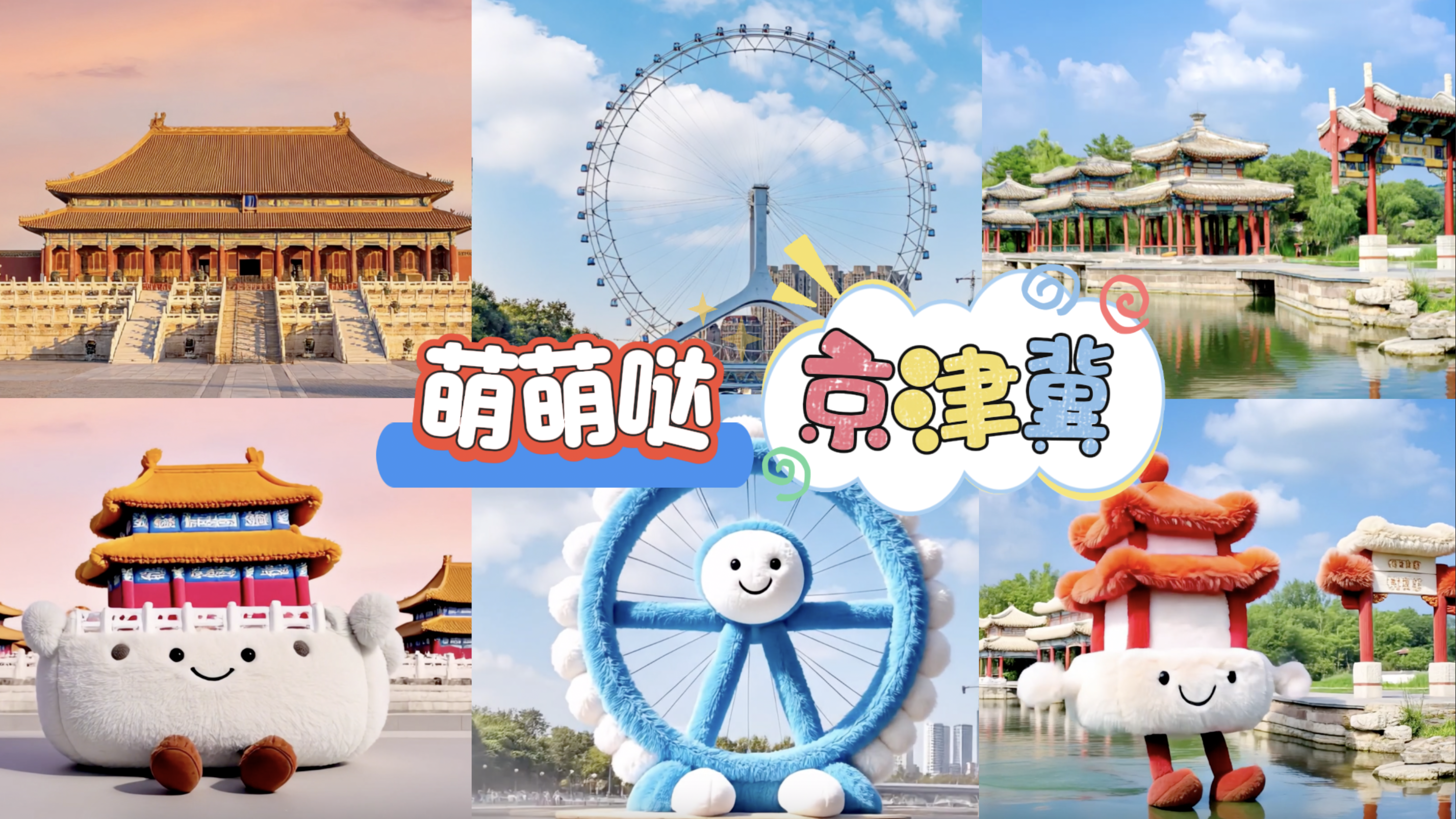 京津冀地标“组团”来卖萌！哪个“蹦跶”到你心坎上了？