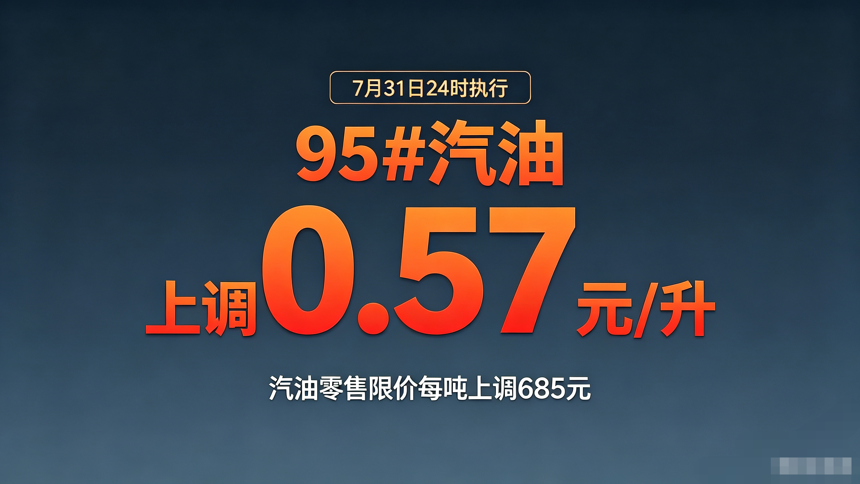 亲们，快去加油,今天油价涨得有点多！